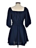 Assorted Brands Solid Blue Casual Dress Size 6 - photo 2