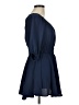 Assorted Brands Solid Blue Casual Dress Size 6 - photo 4