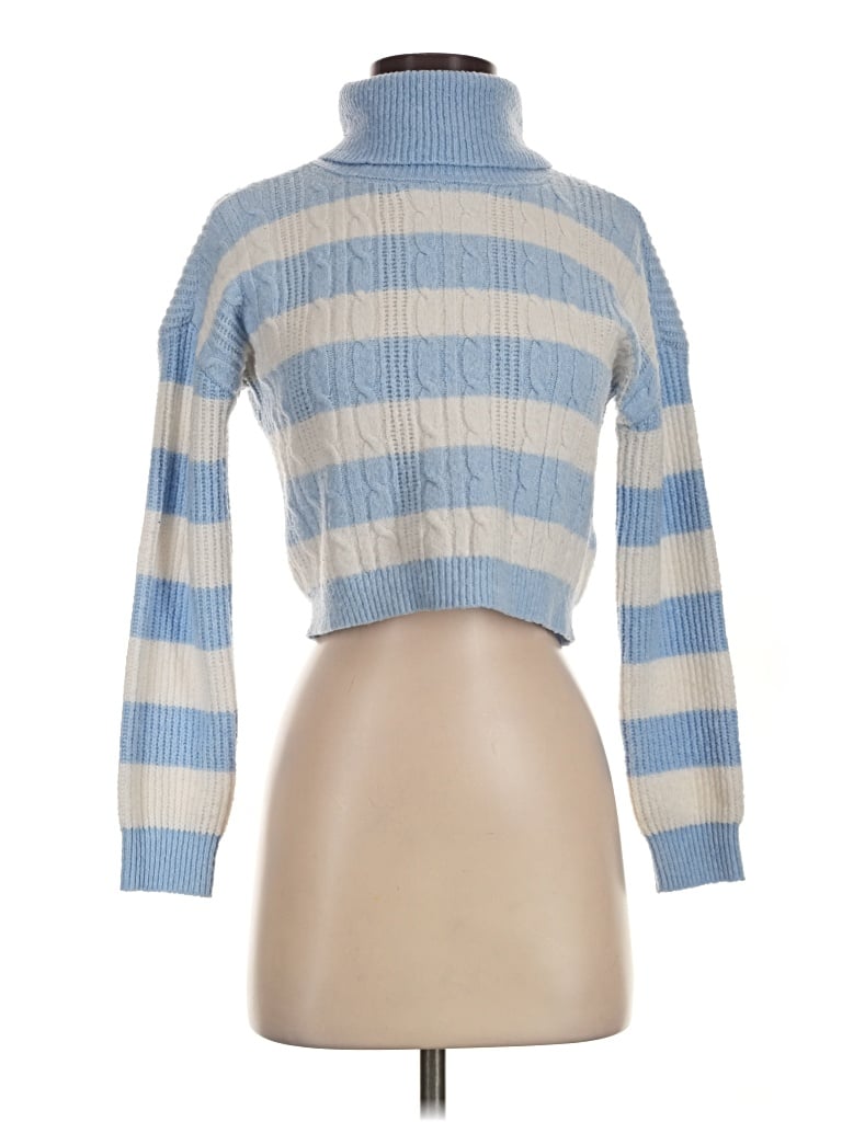 Pre-owned Mi Ami Turtleneck Sweater In Blue