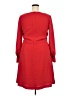 Ann Taylor 100% Polyester Solid Red Cocktail Dress Size 18 (tall) - photo 2