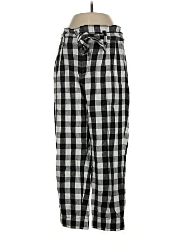 Madewell Paperbag Pants in Gingham (view 1)