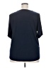 Anne Klein Blue Short Sleeve Blouse Size 2X - photo 2