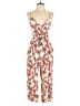 Free People 100% Viscose Paisley Ivory Jumpsuit Size 2 - photo 1