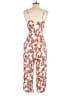 Free People 100% Viscose Paisley Ivory Jumpsuit Size 2 - photo 2