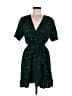 Unbranded 100% Polyester Animal Print Green Casual Dress Size M - photo 1