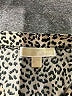 MICHAEL Michael Kors Animal Print Tan 3/4 Sleeve Blouse Size XL - photo 7