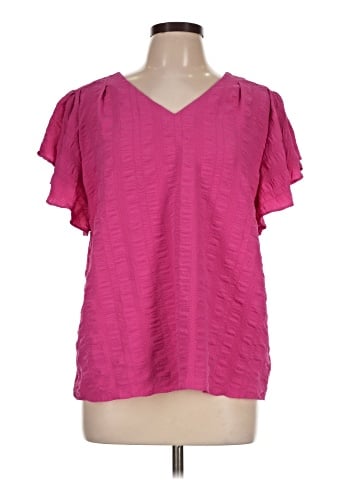 Counterparts Short Sleeve Blouse (view 1)
