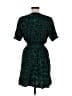 Unbranded 100% Polyester Animal Print Green Casual Dress Size M - photo 2