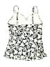 Lands' End Print Ivory Swimsuit Top Size 12L - photo 2