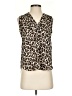 Vince Camuto 100% Polyester Brown Tank Top Size XXS - photo 1