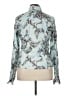 Etcetera Print Teal Long Sleeve Blouse Size 14 - photo 2