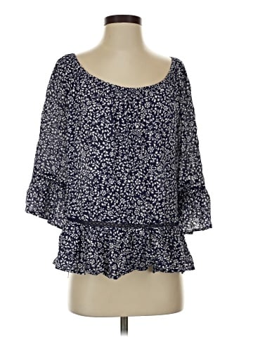 Democracy 3/4 Sleeve Blouse (view 1)
