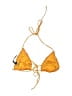 Triangl Chevron-herringbone Orange Swimsuit Top Size M - photo 2