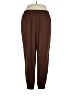 Girlfriend Collective 100% Polyester Solid Brown Casual Pants Size XL - photo 1
