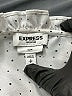 Express Polka Dots Ivory Long Sleeve Blouse Size S - photo 7