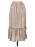 She + Sky 100% Polyester Polka Dots Tan Casual Skirt Size M - photo 1