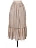 She + Sky 100% Polyester Polka Dots Tan Casual Skirt Size M - photo 2