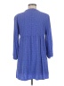 Old Navy 100% Rayon Polka Dots Blue Casual Dress Size Med Petite - photo 2