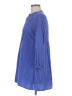 Old Navy 100% Rayon Polka Dots Blue Casual Dress Size Med Petite - photo 5