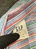 Gap Stripes Blue Long Sleeve Button-Down Shirt Size L - photo 7