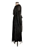 Jessica Howard 100% Polyester Metallic Black Cocktail Dress Size S (estimated) - photo 5
