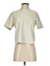 Good American 100% Polyester Solid Ivory Short Sleeve Top Size XS (0) - photo 1