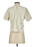 Good American 100% Polyester Solid Ivory Short Sleeve Top Size XS (0) - photo 2