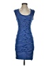 Nicole Miller Stripes Blue Casual Dress Size S - photo 1
