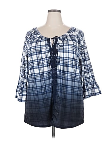 Avenue 3/4 Sleeve Blouse (view 1)