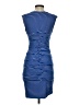 Nicole Miller Stripes Blue Casual Dress Size S - photo 2