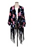 HADES 100% Rayon Black Kimono Size 1X - photo 1