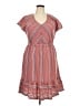 Universal Thread 100% Cotton Stripes Red Casual Dress Size XXL - photo 1