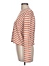 Kule 100% Cotton Stripes Brown Long Sleeve Turtleneck Size L - photo 5