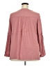 Torrid 100% Rayon Pink Long Sleeve Blouse Size 2X Plus (2) - photo 2