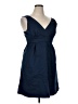 Mossimo Solid Blue Cocktail Dress Size 16 - photo 1