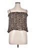 H&M 100% Polyester Brown Sleeveless Blouse Size XL - photo 1