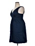 Mossimo Solid Blue Cocktail Dress Size 16 - photo 5