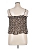 H&M 100% Polyester Brown Sleeveless Blouse Size XL - photo 2