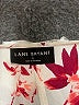 Lane Bryant 100% Polyester Floral Pink Ivory Short Sleeve Blouse Size 22 - photo 7
