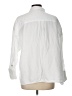 Magaschoni 100% Cotton White 3/4 Sleeve Button-Down Shirt Size L - photo 2