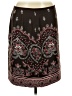 Ann Taylor LOFT Paisley Black Silk Skirt Size 12 - photo 1