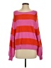 Free People Stripes Pink Pullover Sweater Size XS - photo 1