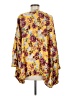 Molly Bracken 100% Polyester Yellow 3/4 Sleeve Blouse Size M/L - photo 2