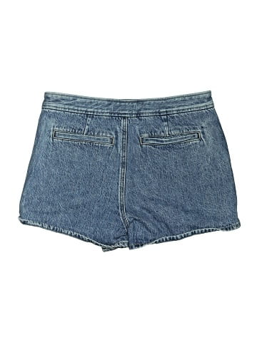 Madewell Denim Micro Mini Skort in Northam Wash (view 2)