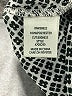 Max Studio 100% Polyester Houndstooth Gray 3/4 Sleeve Blouse Size M - photo 8