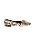 Madewell 100% Leather Animal Print Ivory Flats Size 7 1/2 - photo 1
