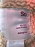 SO 100% Polyester Solid Ivory Faux Fur Jacket Size 10 - photo 6