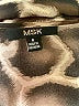 MSK 100% Polyester Animal Print Brown Cocktail Dress Size 8 - photo 7