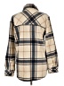 Thread & Supply 100% Polyester Plaid Gold Fleece Size M - photo 2