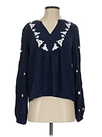 Ann Taylor LOFT Long Sleeve Blouse (view 1)